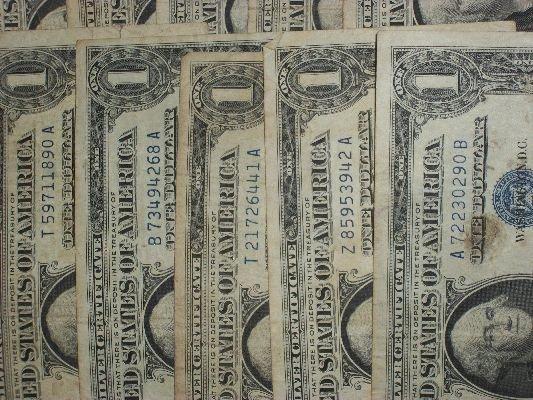 (10) $1.00 Silver Certificates