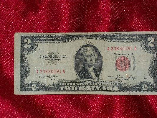 1953 $2.00 Red Seal