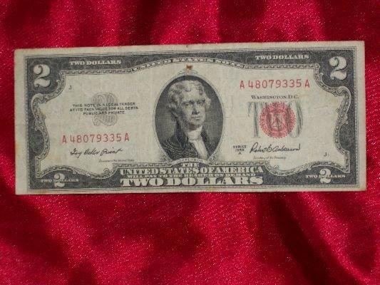 1953 A $2.00 Red Seal