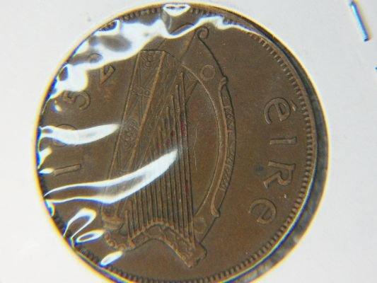 1952 Ireland 1 Penny, 1937 3 Pence Choice