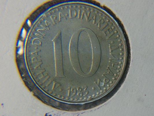 1983 Juguslavia 10 Dinar, 1984 Egypt 1 Piastra