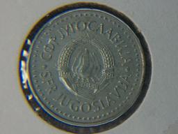 1983 Juguslavia 10 Dinar, 1984 Egypt 1 Piastra