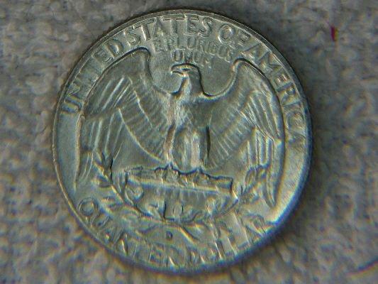 1964 D Silver Washington Quarter