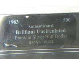 1963 Franklin Half Dollar