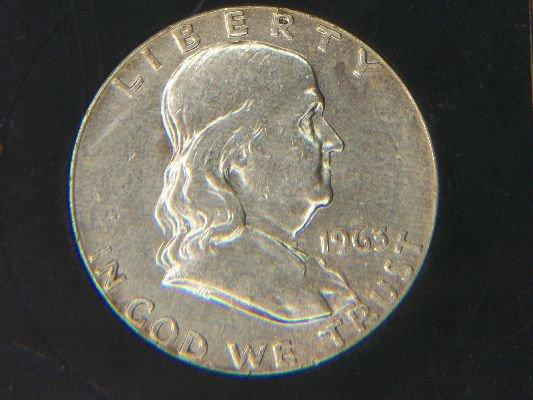 1963 Franklin Half Dollar