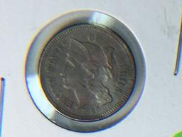 1866 3 Cent Nickel