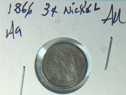 1866 3 Cent Nickel