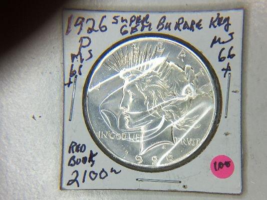 1926 P Peace Dollar