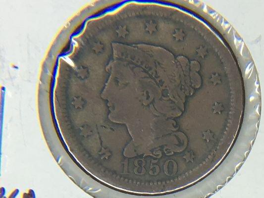 1850 Large Cent