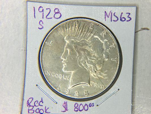 1928 S Peace Dollar