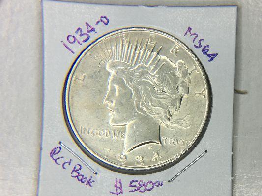 1934 D Peace Dollar