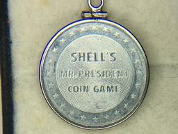 .925 Ulysses S. Grant Token In Sterling Silver Bezel