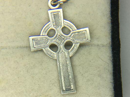 .925 Celtic Cross 1 1/4" X 7/8"