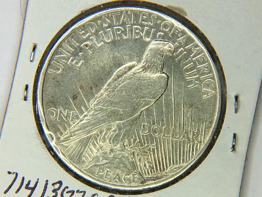 1921 P Peace Dollar