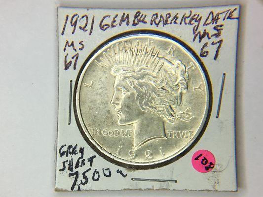 1921 P Peace Dollar