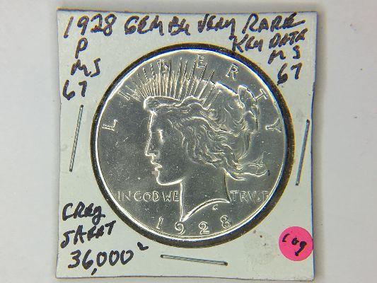 1928 P Peace Dollar