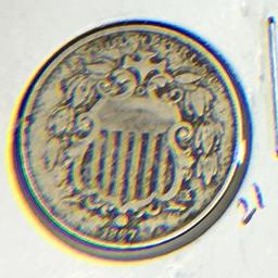 1867 Shield Nickel