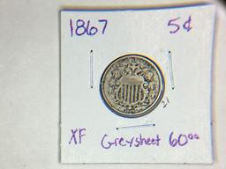 1867 Shield Nickel