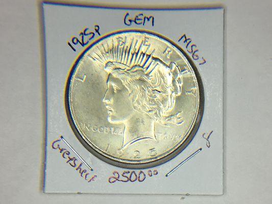 1925 P Peace Dollar