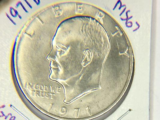 1971 D Eisenhower Dollar