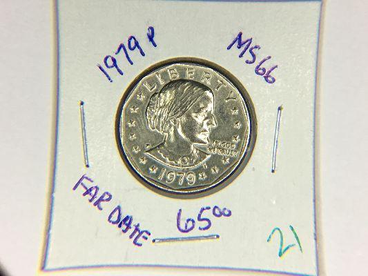 1979 P Susan B. Anthony Dollar