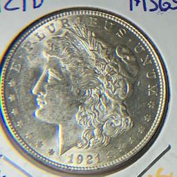 1921 D Morgan Dollar