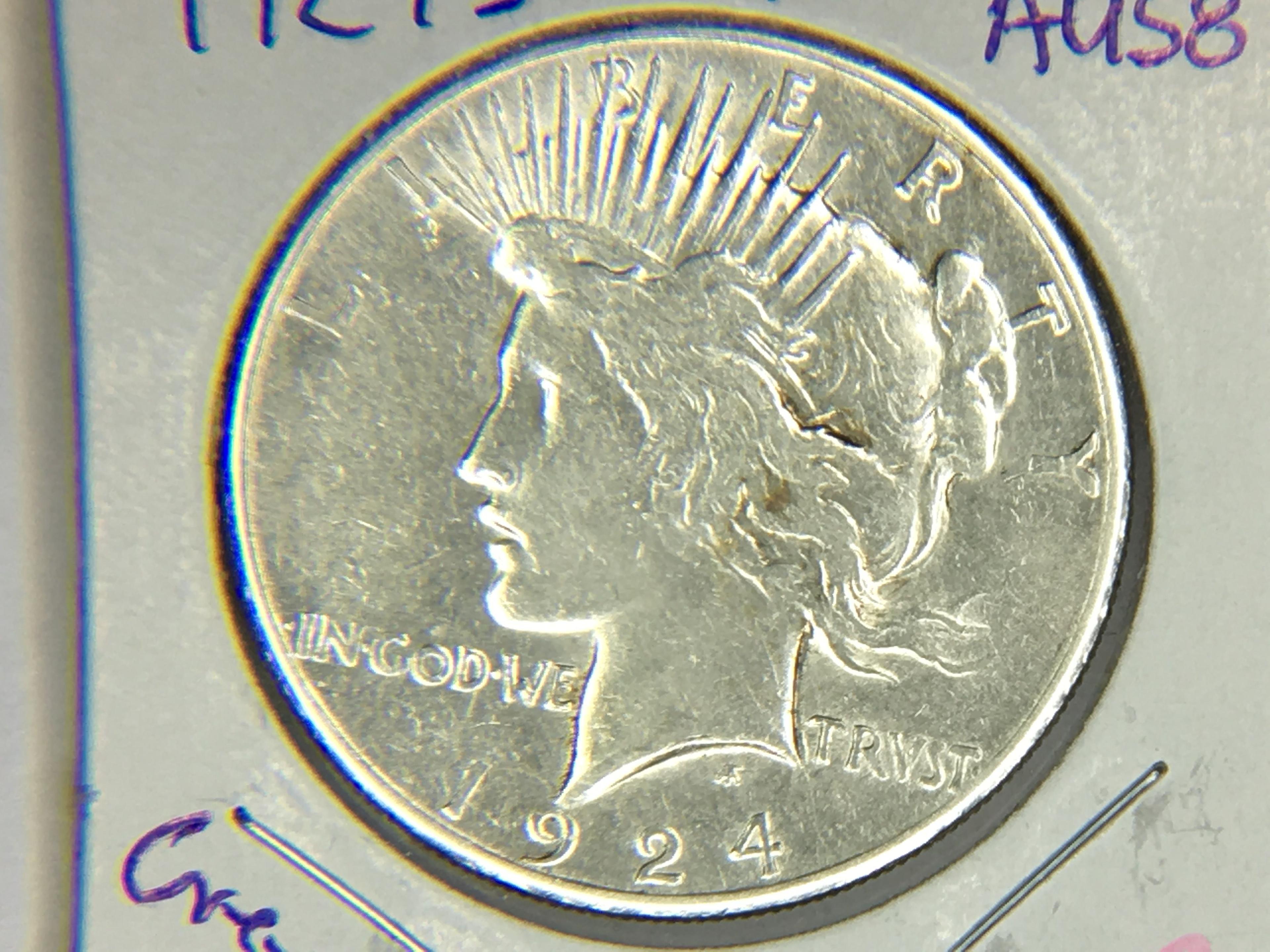 1924 S Peace Dollar