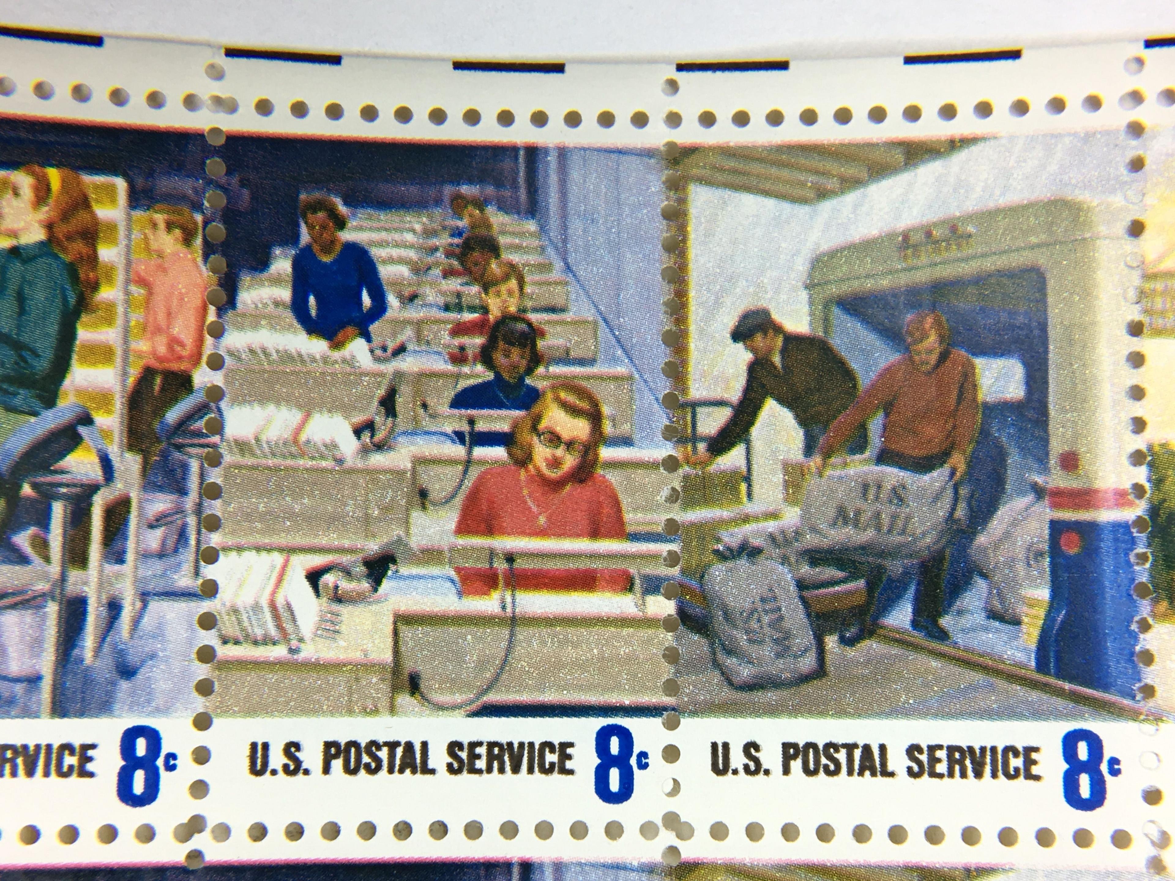 (50) 8 Cent U. S. Postal Service Sheet