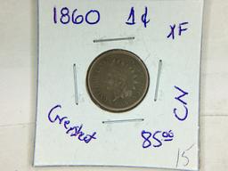 1860 Indian Head Cent