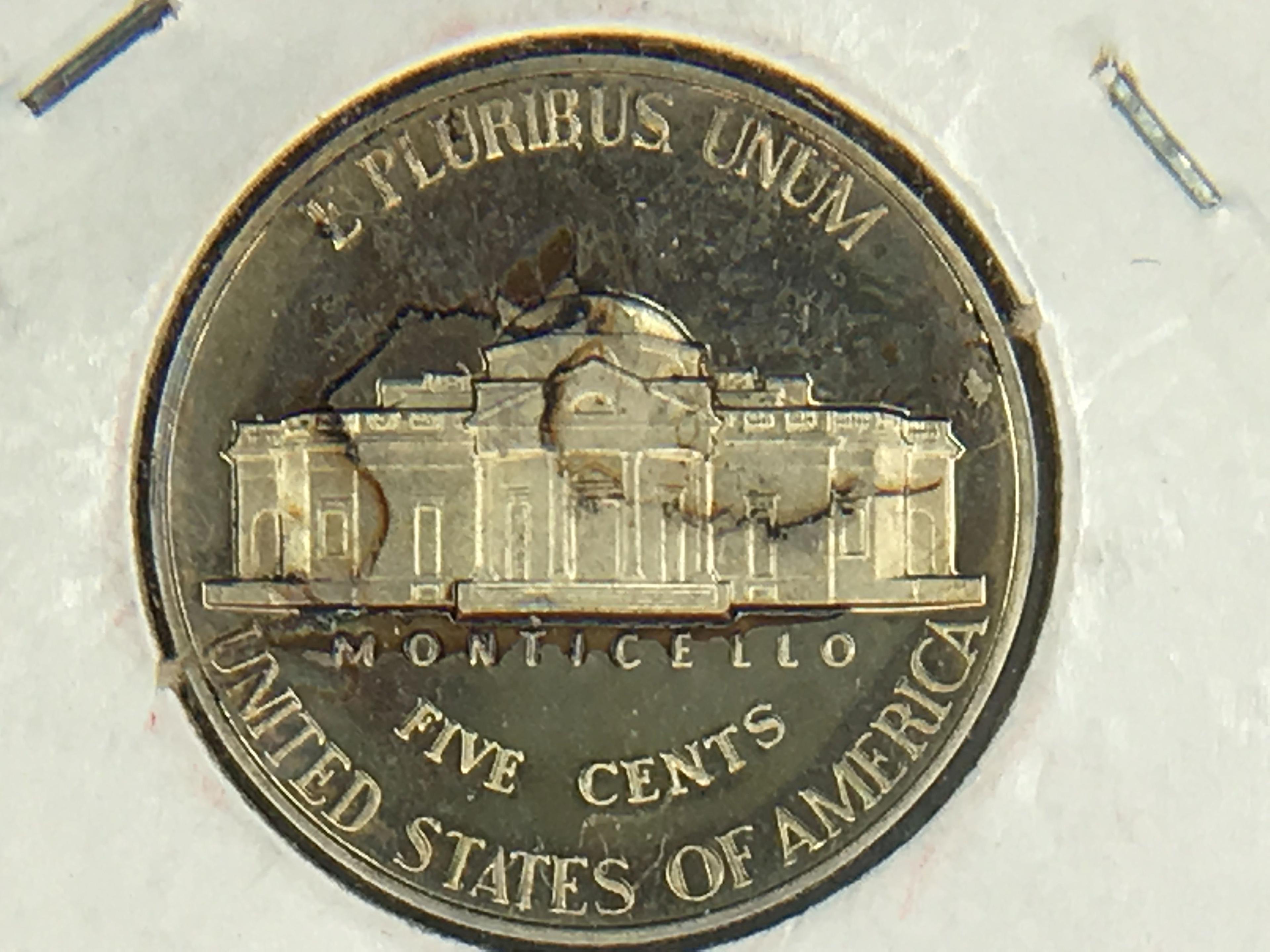 1989 S Jefferson Proof Nickle