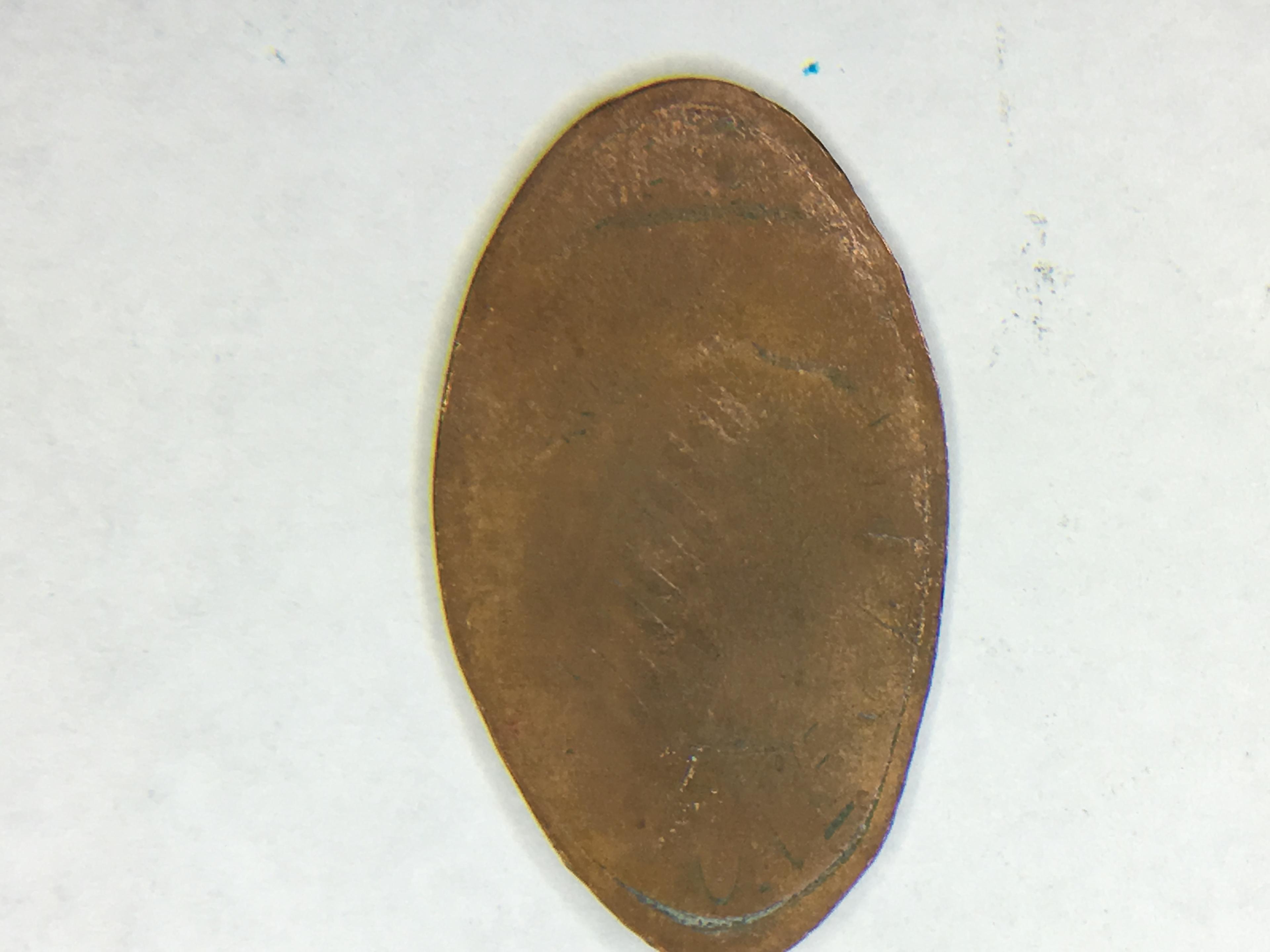 Elongated Penny Indian Elephant