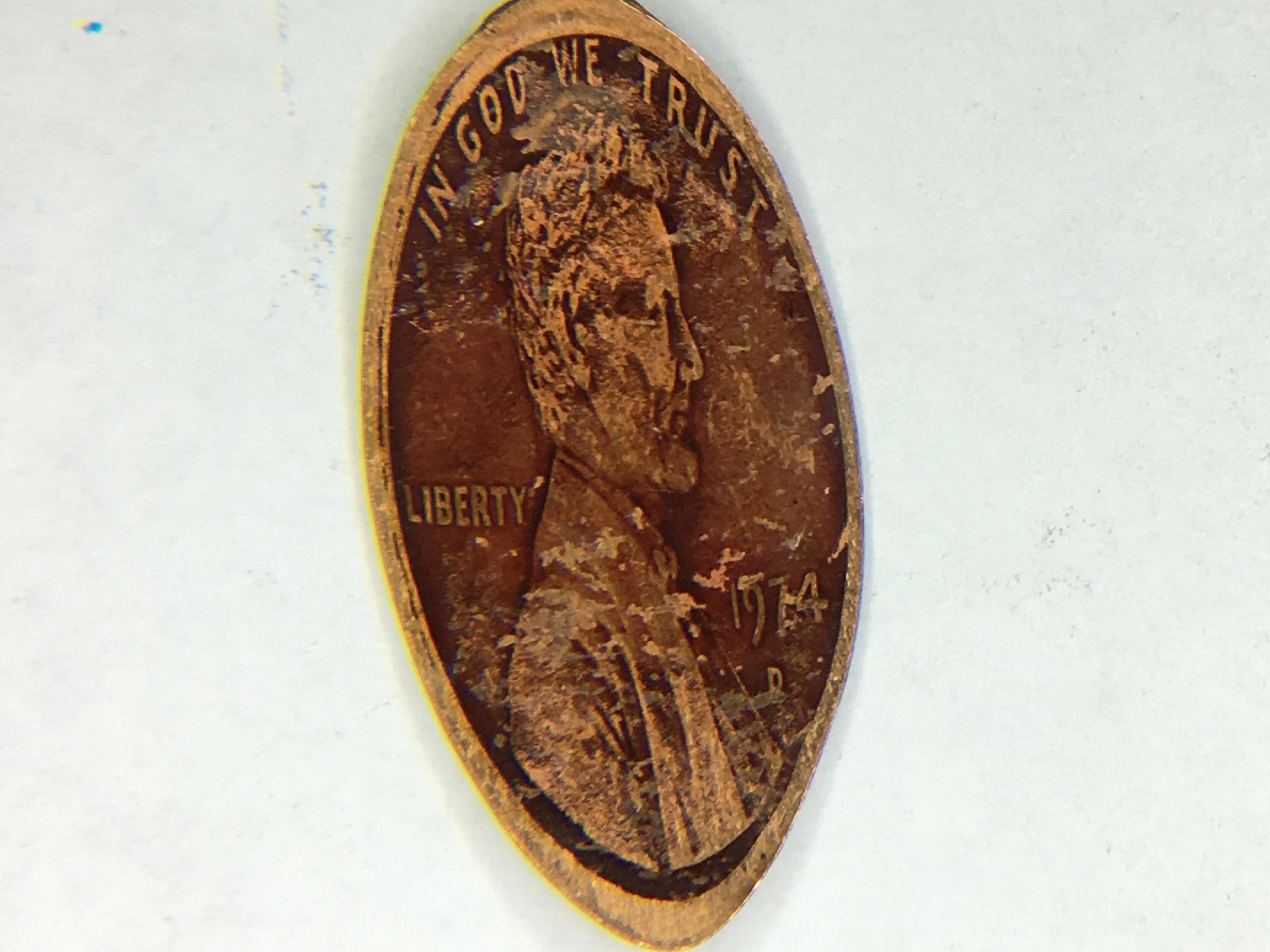 Elongated Lincoln Cent
