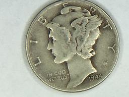 1944 Mercury Dime