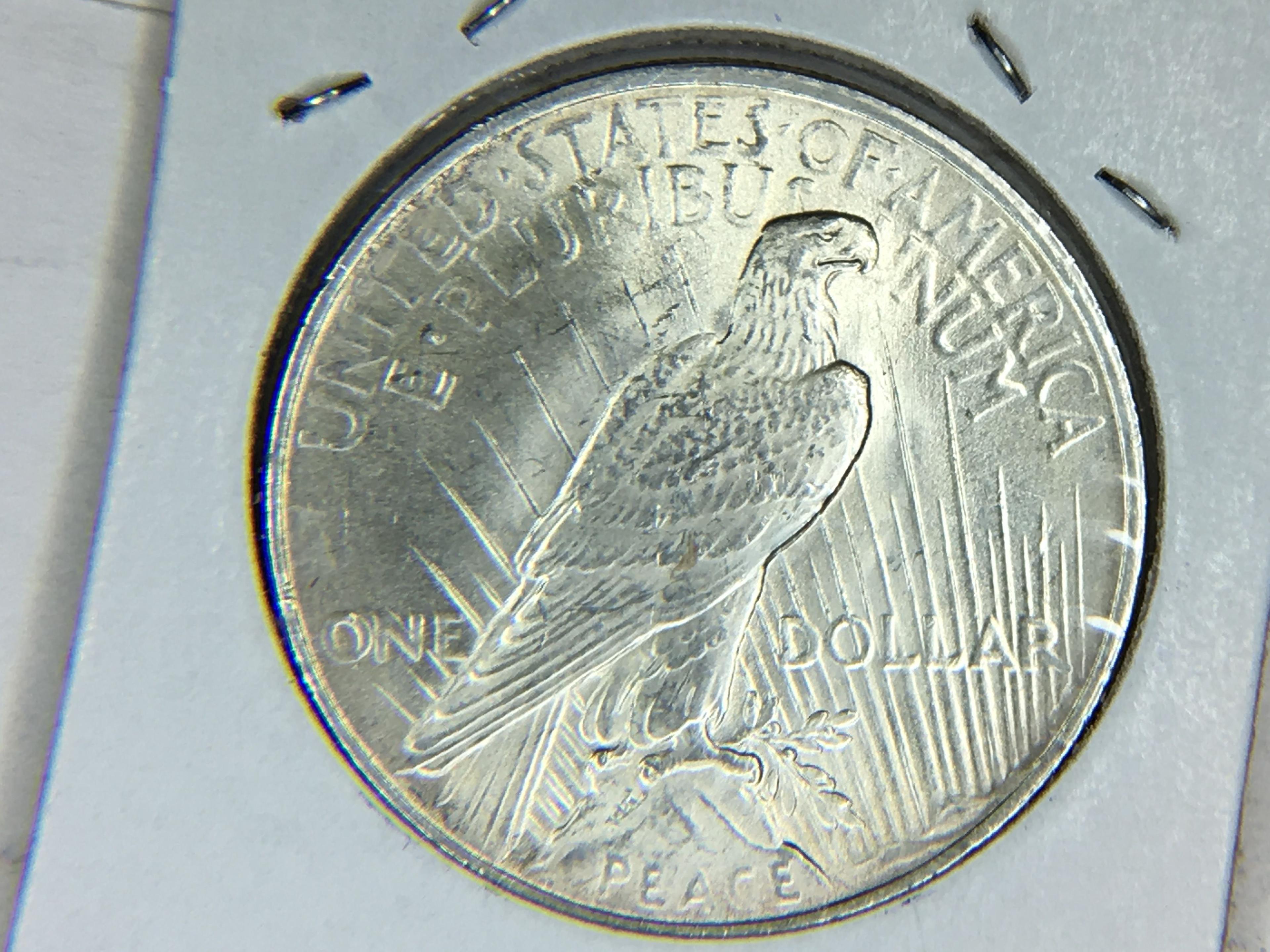 1922 P Peace Dollar