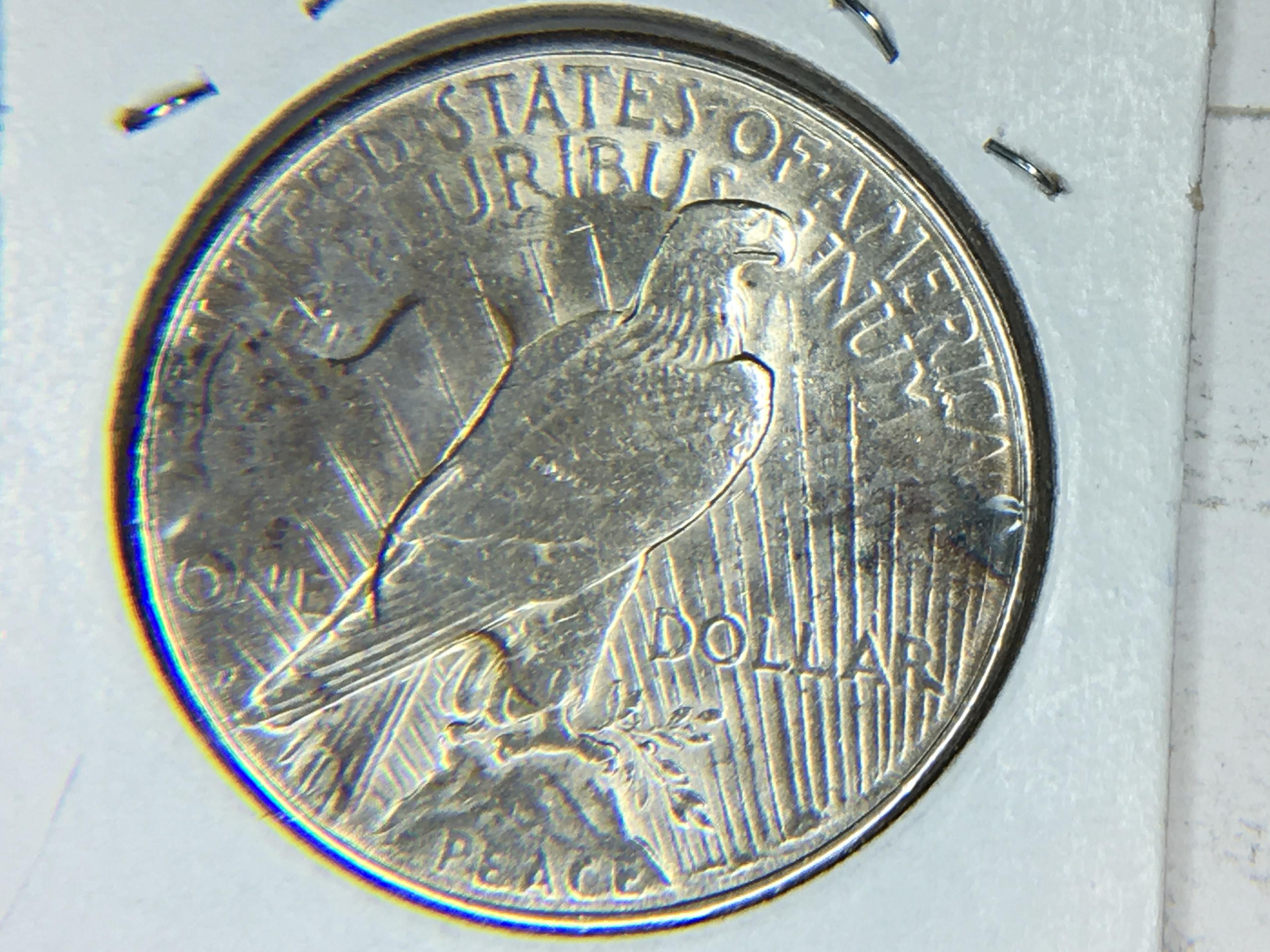 1923 S Peace Dollar