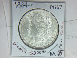 1884 O Morgan Dollar