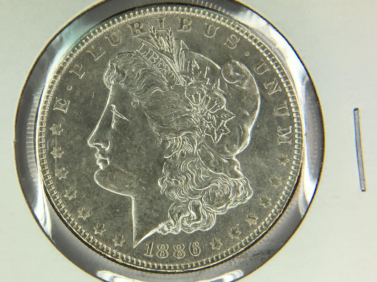 1886 Morgan Silver Dollar