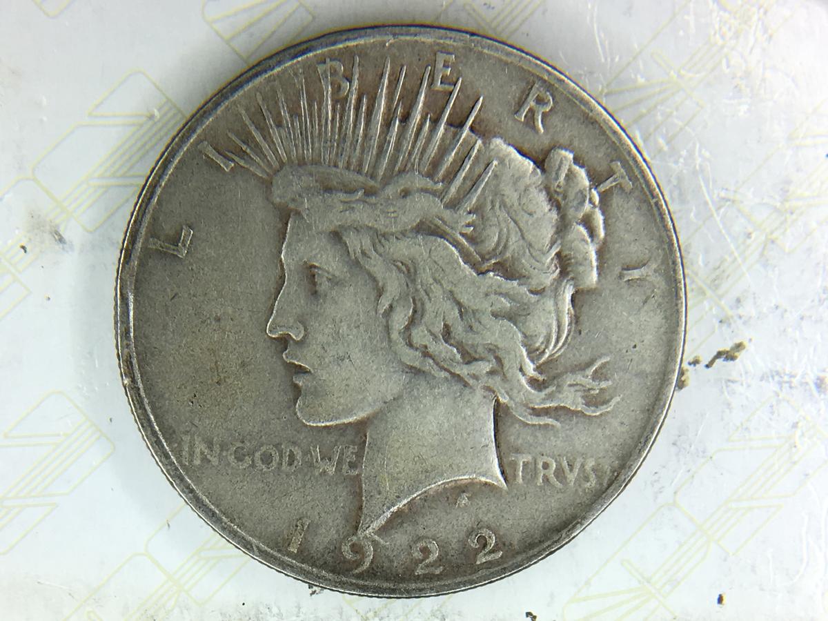 1922 Peace Silver Dollar