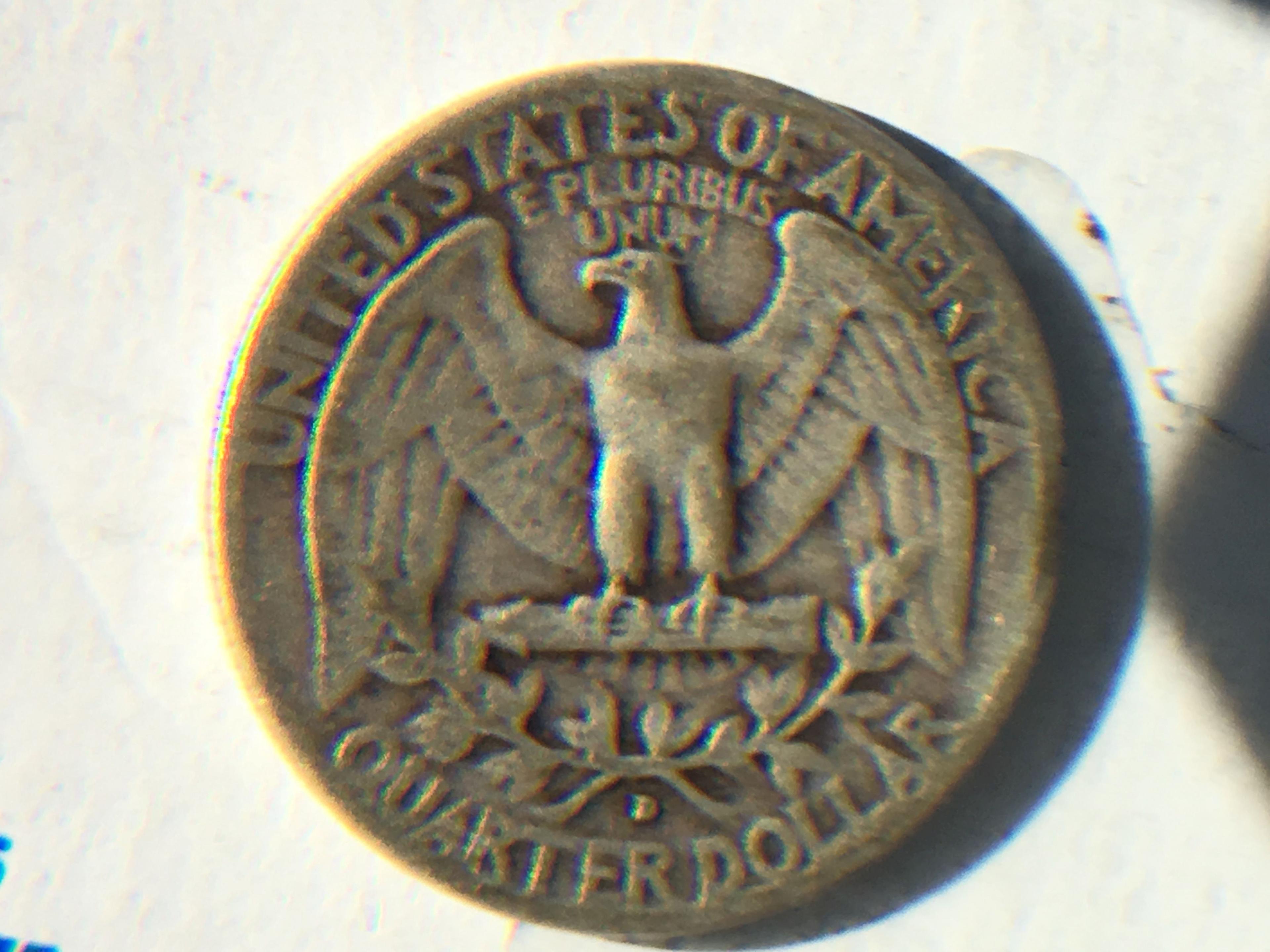 1954 D Silver Washington Quarter