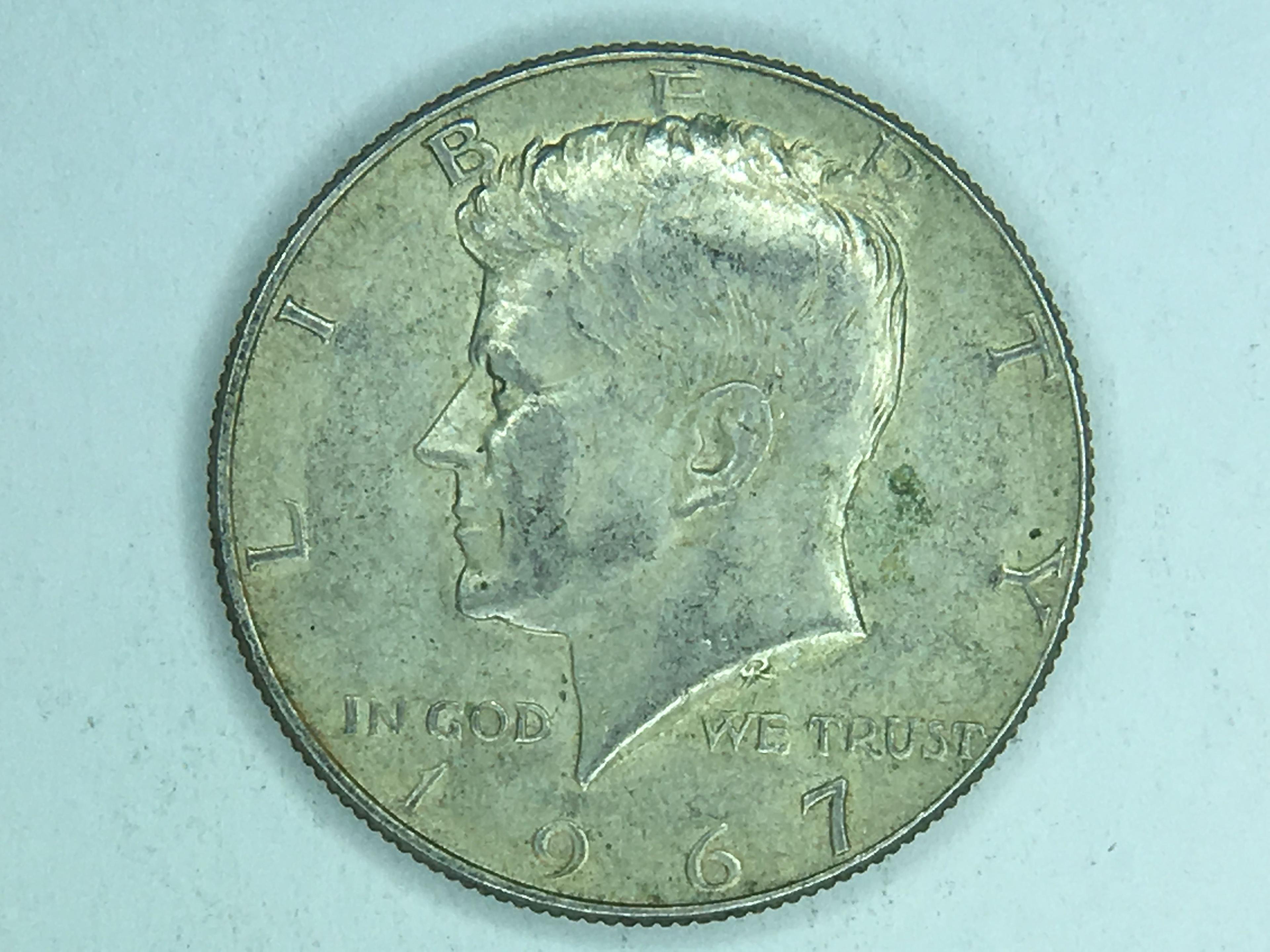 1967 Silver Kennedy Half Dollar