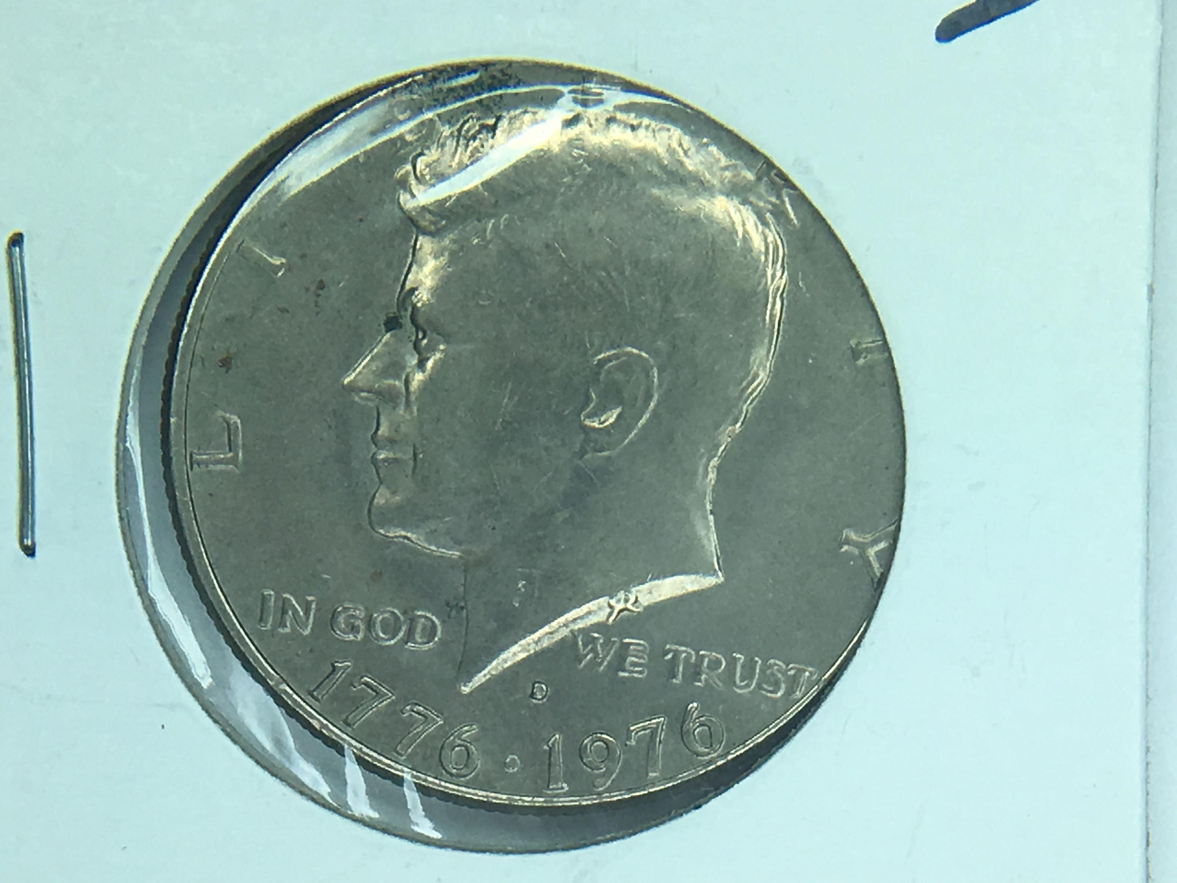 1776-1976 Kennedy Half Dollar, 1994 D Kennedy Half Dollar