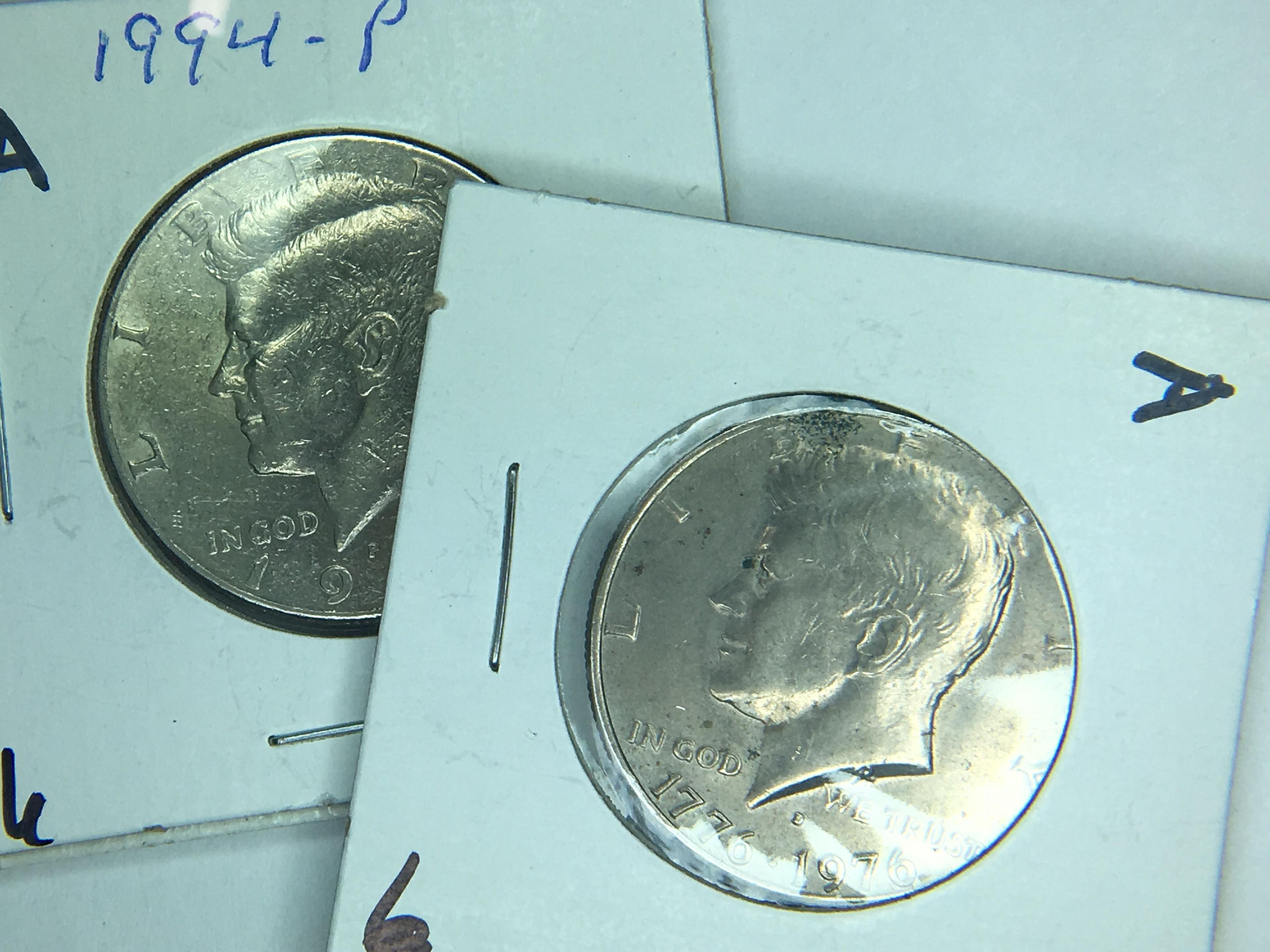 1776-1976 Kennedy Half Dollar, 1994 D Kennedy Half Dollar