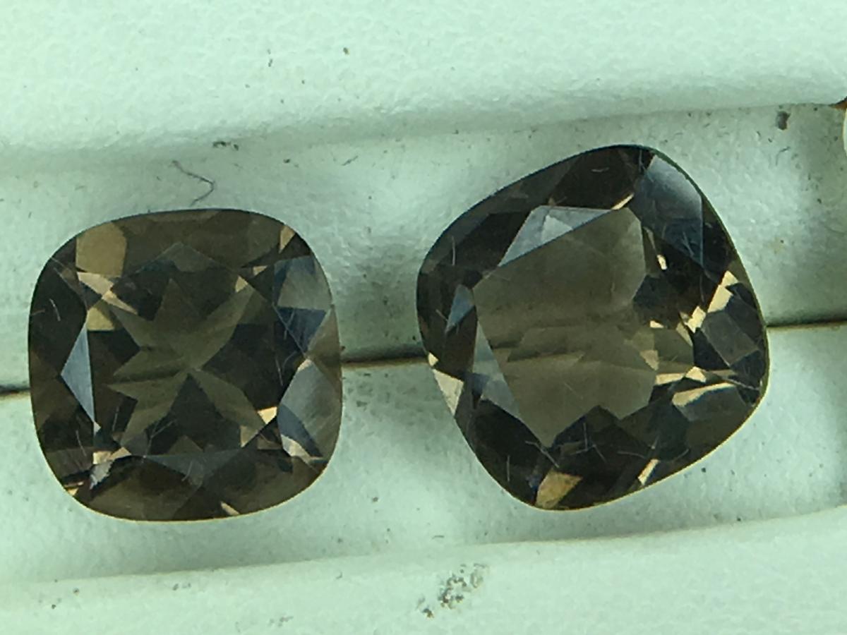 2.5 Carat Each Smokey Topaz