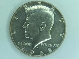 1968 D Kennedy Half Dollar