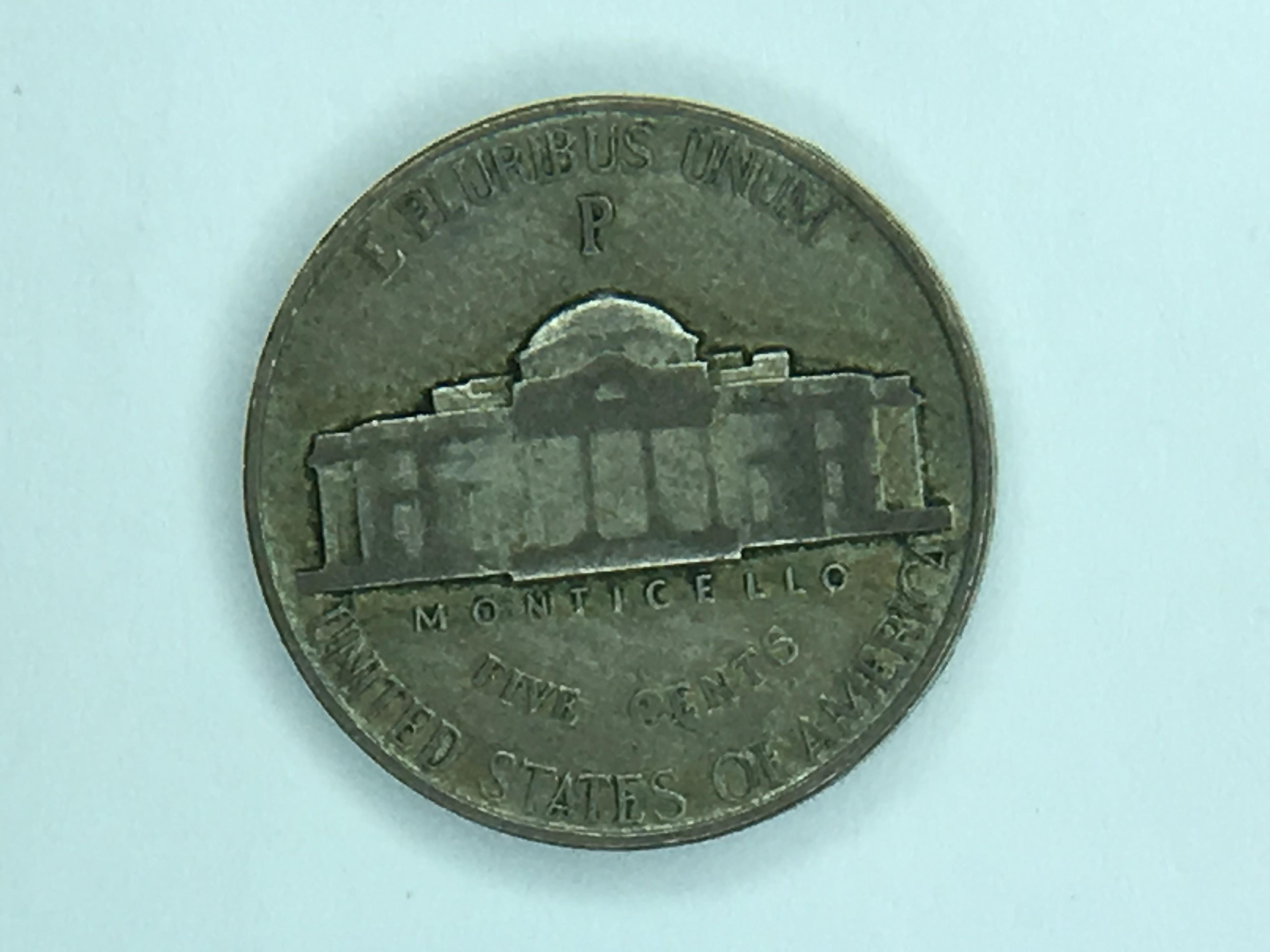 1942 P Silver War Nickel