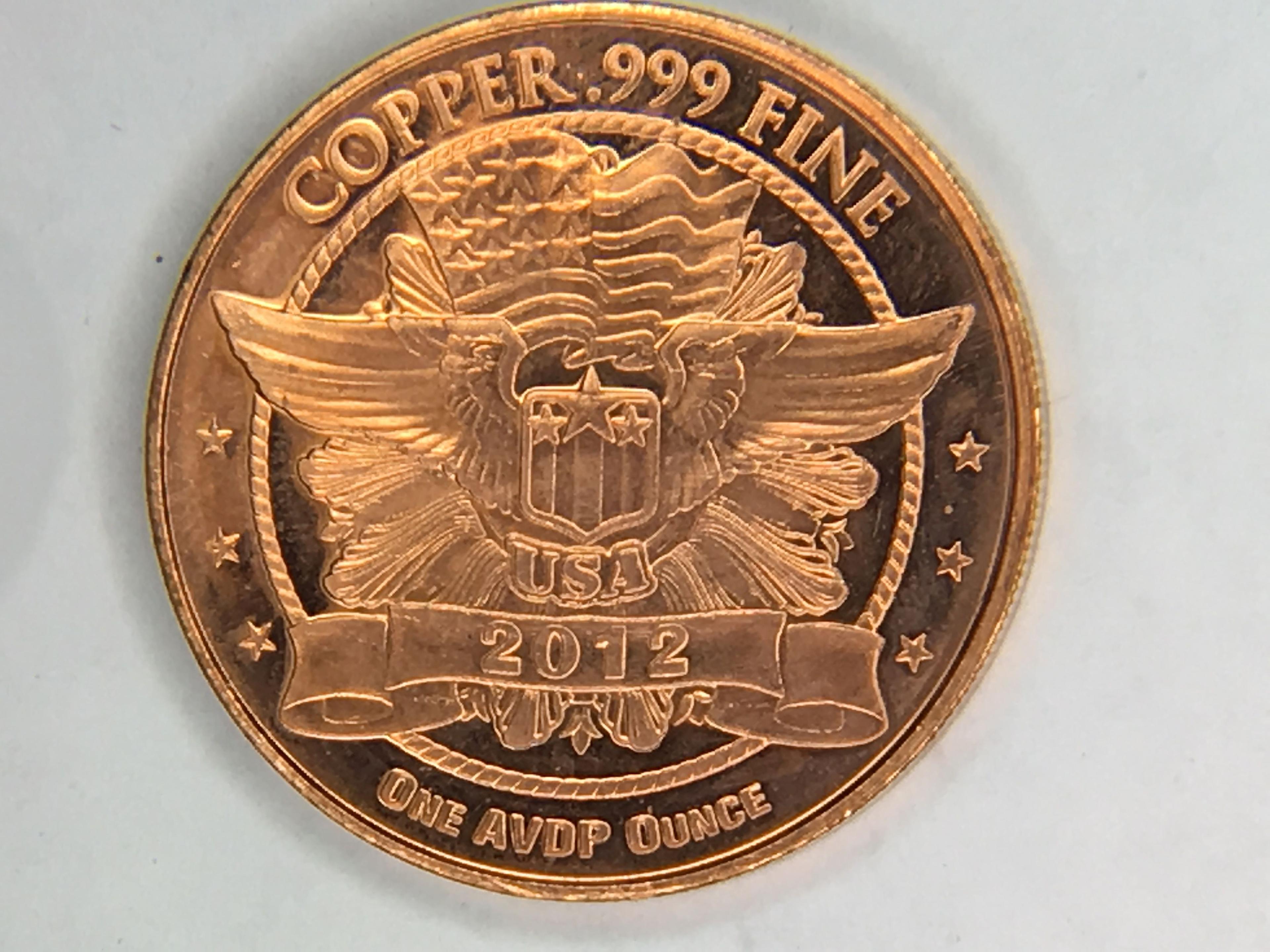 Mercury Copper 1 Ounce