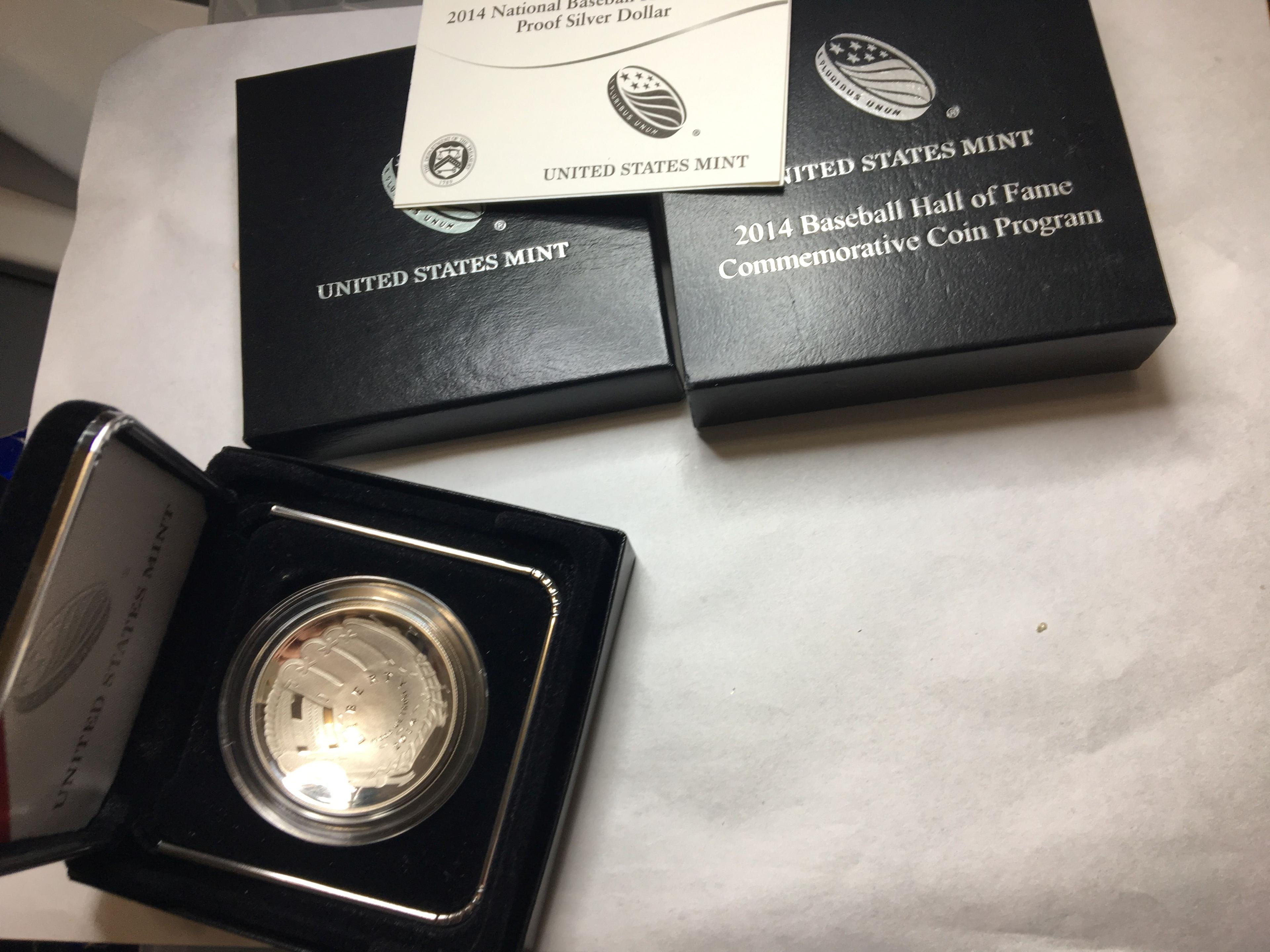 Baseball Hall Of Fame 1 Ounce Silver