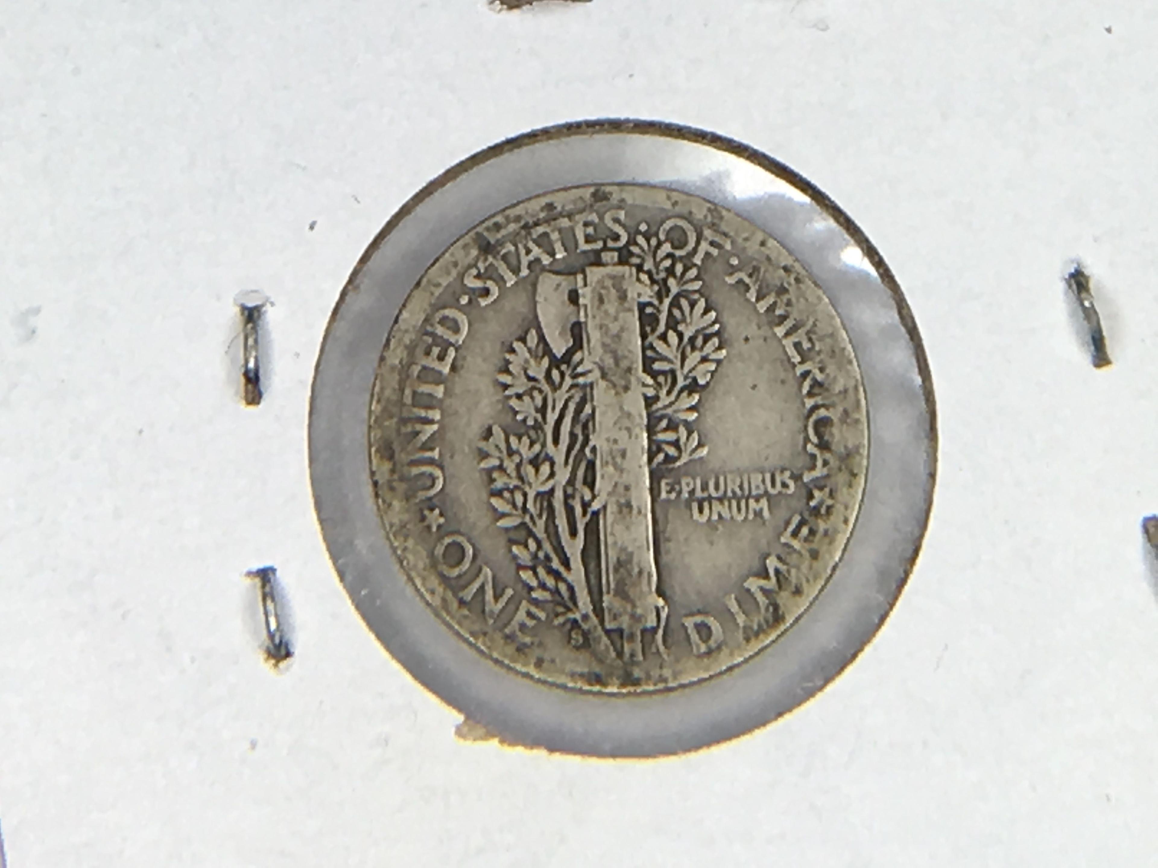 1917 S Mercury Dime