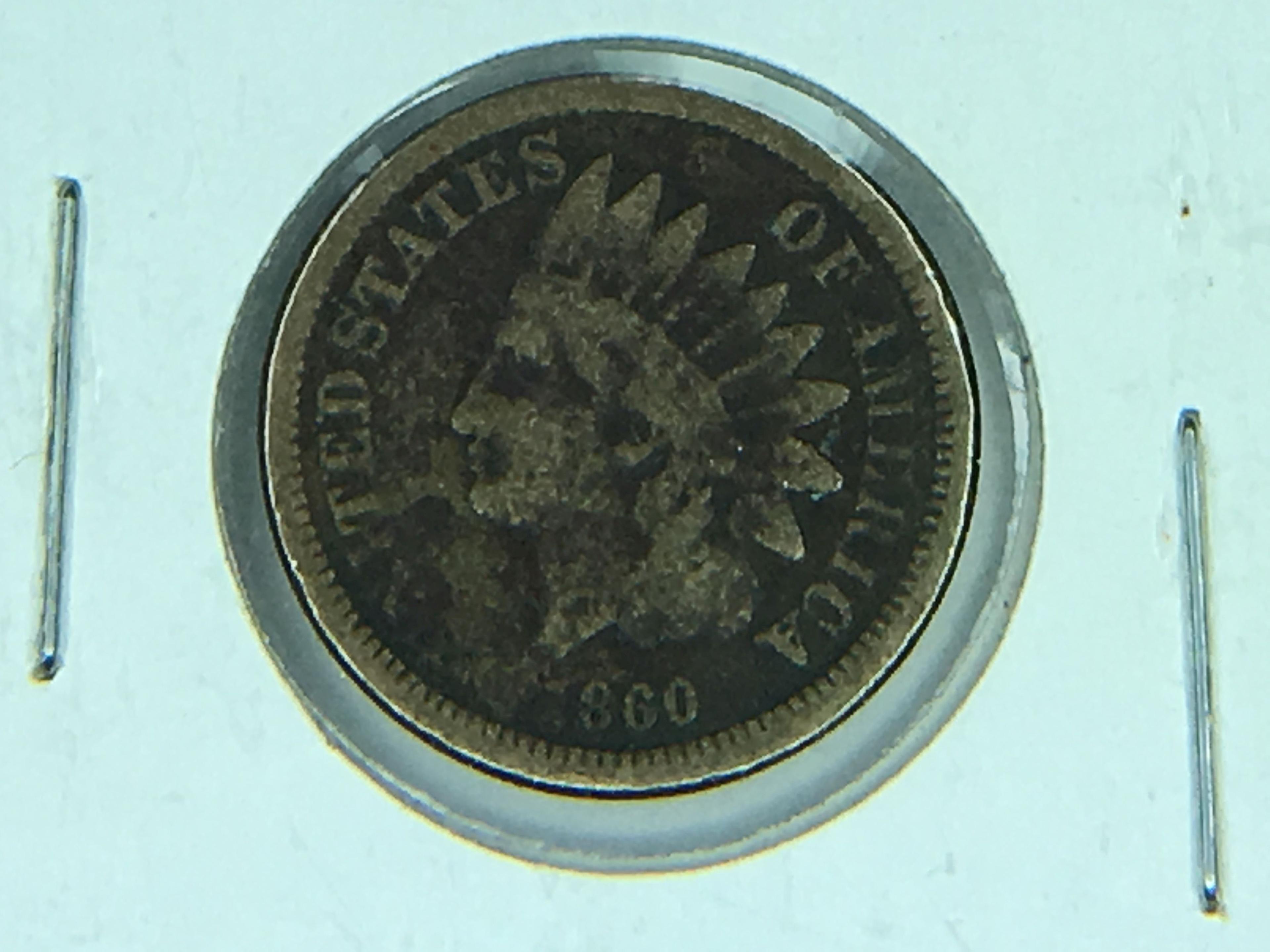 1860 Indian Head Cent