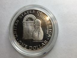 1992 Silver 1992 200th Anniversary Proof Silver Dollar